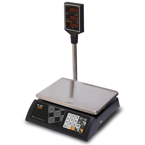 Торговые настольные весы Mertech M-ER 327 ACP-15.2 ″Ceed″ LED Черные (арт. 3028)