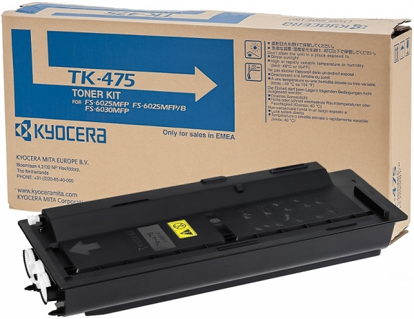 Оригинальный тонер-картридж Kyocera TK-475 (чёрный, 15000 стр.) (арт. 1T02K30NL0)