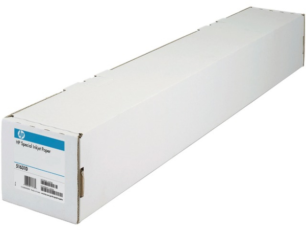 Бумага HP Special Inkjet Paper 90 гр/м2, 610 мм x 45.7 м (арт. 51631D)