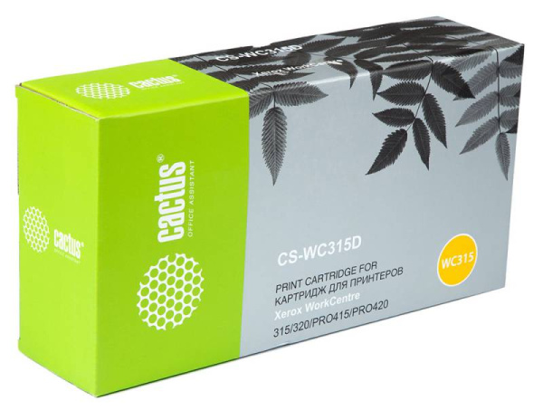 Картридж Cactus Тонер Картридж CS-WC315D 006R01044 черный для Xerox (6000стр) (арт. CS-WC315D)