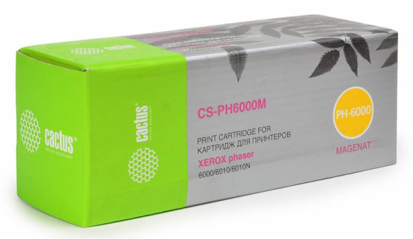 Картридж Cactus 106R01632 пурпурный (1000стр.) для Xerox (арт. CS-PH6000M)