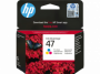 Оригинальный картридж HP 47, трехцветный (700 стр.) (арт. 6ZD61AE)
