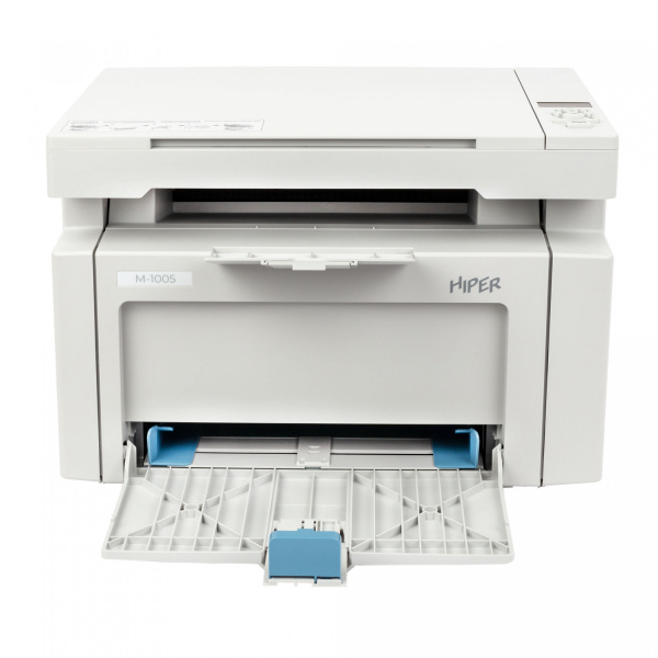 МФУ лазерное черно-белое HIPER M-1005NW Gray (3-1), A4, LCD, USB, Bluetooth, RJ-45, Wi-Fi (арт. M-1005NW (GR))