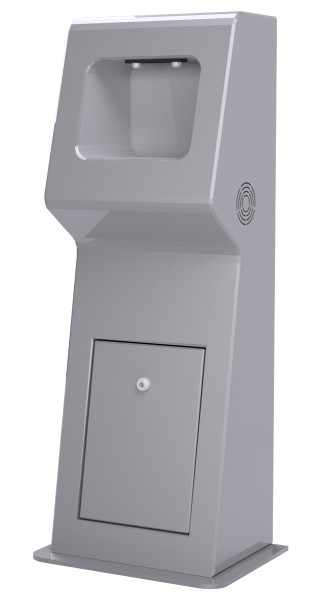 Бесконтактный напольный дезинфектор для рук Фронтайм ДЕЗ1. Емкость бака антисептика - 10л. (арт. ДЕЗ1)