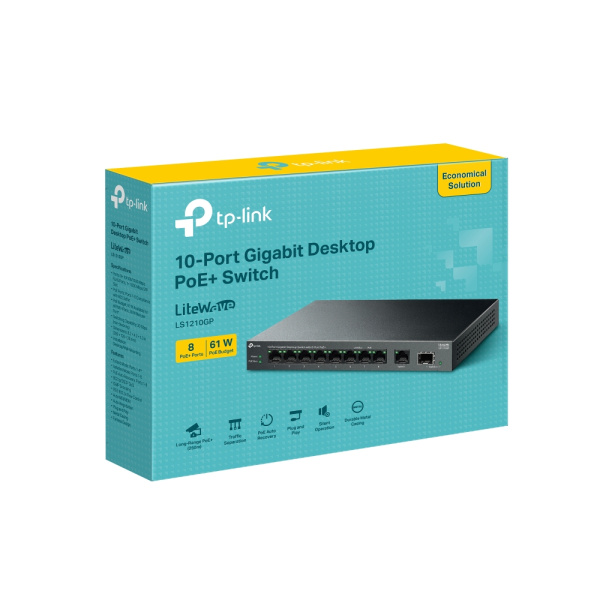 Коммутатор TP-Link LS1210GP (арт. LS1210GP)