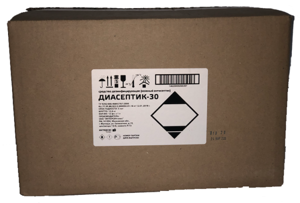 Антисептик Интерсэн-плюс Диасептик-30 бутыль пэт 1000 мл. (арт. )