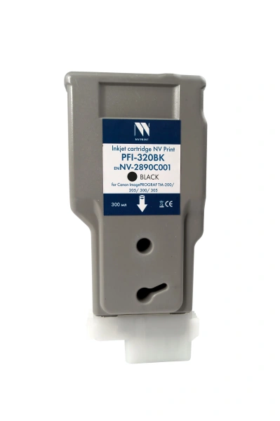Струйный картридж NV Print PFI-320BK (NV-2890C001) Black для Canon ImagePROGRAF TM-200/205/300/305 (