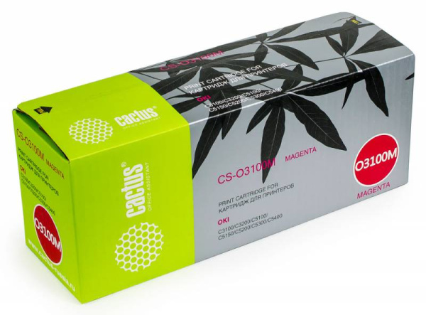 Картридж Cactus Тонер Картридж CS-O3100M пурпурный для Oki (5000стр) (арт. CS-O3100M)