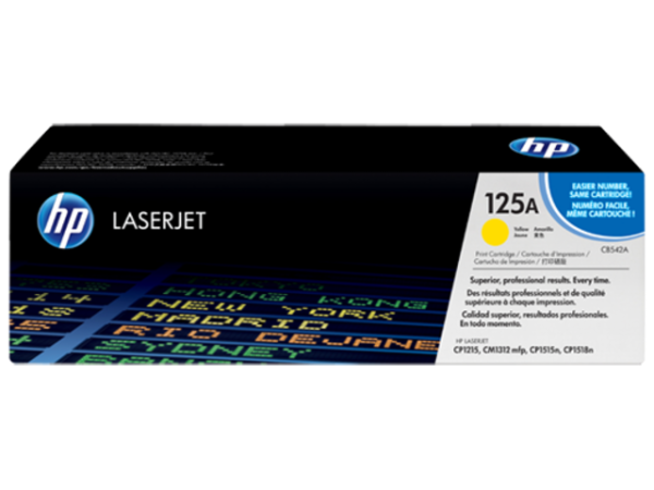 Картридж HP 125A Yellow Original LaserJet Toner Cartridge (арт. CB542A)
