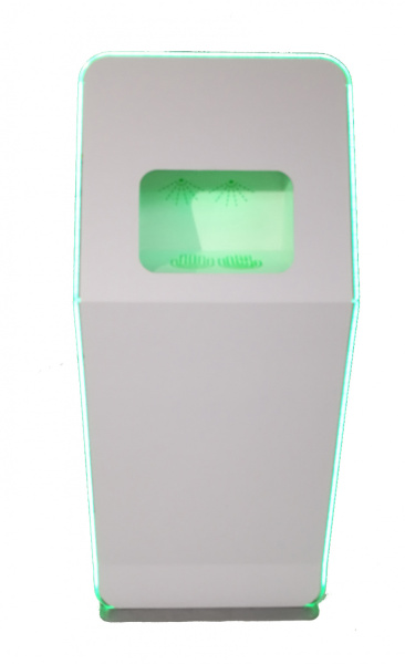 Бесконтактный напольный дезинфектор для рук 1ART-GROUP 1APT-H. Подсветка, дренаж, емкость бака 10 л. (арт. 1APT-Н)