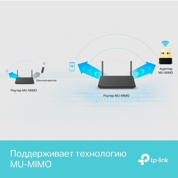 Адаптер Wi-Fi TP-Link Archer T3U Nano (арт. Archer T3U Nano)