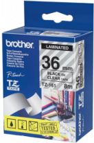 Наклейка ламинированная Brother (черный на белом) (арт. TZE261CIV)