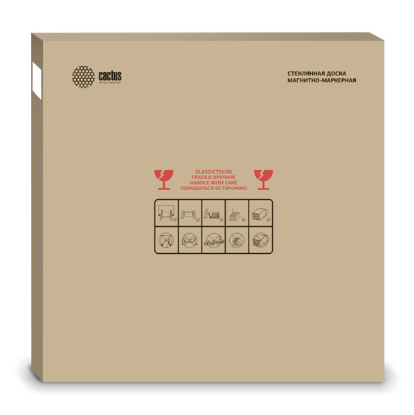 Демонстрационная доска Cactus 120x150см черный (арт. CS-GBD-120X150-BK)