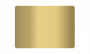 Металлическая пластина OEM (золотая матовая) (арт. X-8 / 1028-1)