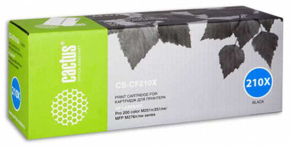 Картридж Cactus черный (2400стр.) для HP (арт. CS-CF210X)