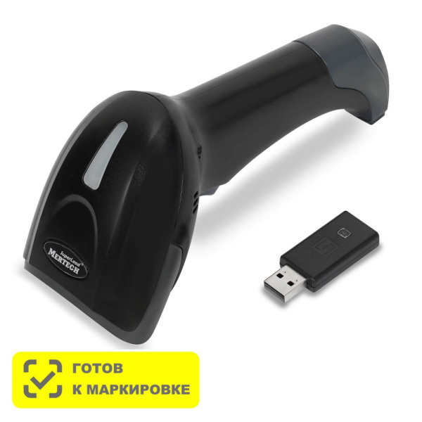 Беспроводной двумерный сканер Mertech CL-2310 BLE Dongle P2D USB black HR (арт. 4811)