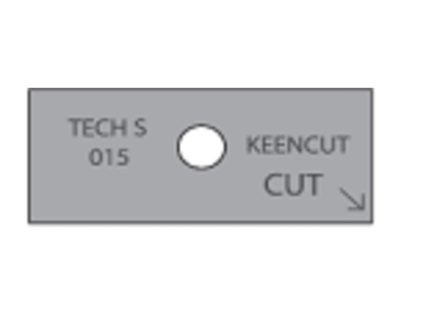 Лезвия KeenCut Tech S .015 Blades (100) (арт. CA50-030)