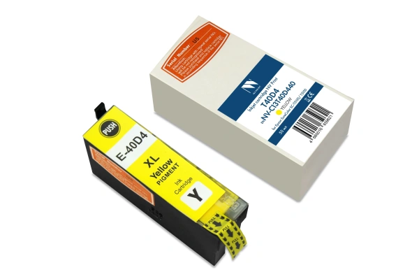 Струйный картридж NV Print T40D4 (NV-C13T40D440) Yellow для Epson SureColor SC-T5100/T3100 (50 мл)