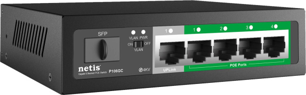 Коммутатор NETIS P106GC (арт. P106GC)