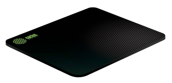 Коврик для мыши Cactus средний, черный, 300x250x3мм (арт. CS-MP-D02M)