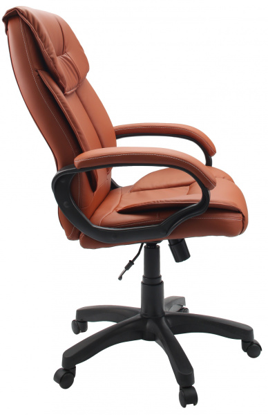 Кресло руководителя ГЕЛЕОС Бизнес (гранатовый) (арт. Биз_гранат)