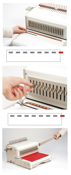 Переплетчик Bulros S160 на пластиковую пружину (арт. BB-D-PLB-S160-yes-yes-Ma)