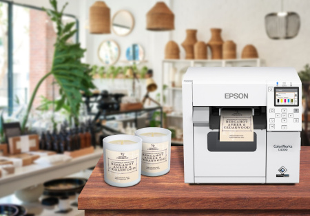 Цветной принтер этикеток Epson ColorWorks CW-C4000 (Gloss) (арт. C31CK03A9991)