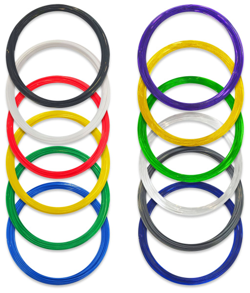 Пластик для ручки 3D Cactus PETG (d=1.75мм, L=10м, 12цв.) (арт. CS-3D-PETG-12X10M)