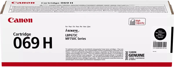 Тонер-картридж Canon 069H Black (7600 стр.) (арт. 5098C002)