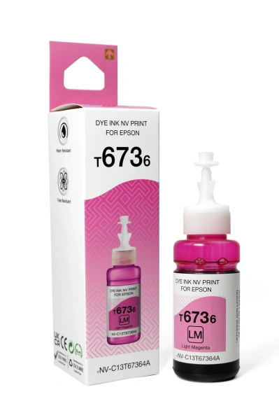 Чернила NVP T6736 (NV-C13T67364A) для аппаратов Epson (70 ml) Light Magenta (в коробке)