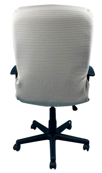 Чехол на компьютерное кресло ГЕЛЕОС 440Л (размер L, волна, бежевый) (арт. ГЧ00440Л)