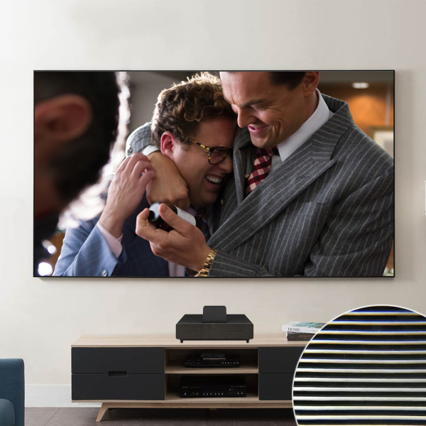 Экран для ультракороткофокусных проекторов SOK Cinema 107" UST PET Crystal 236 x 133 см (арт. SCPSFR-236X133UST-PET)