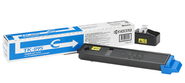 Оригинальный тонер-картридж Kyocera TK-895C (голубой, 6000 стр.) (арт. 1T02K0CNL0)