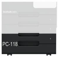 Универсальная кассета для бумаги Konica Minolta PC-118 с ящиком (500 листов) (арт. ACVGWY1)