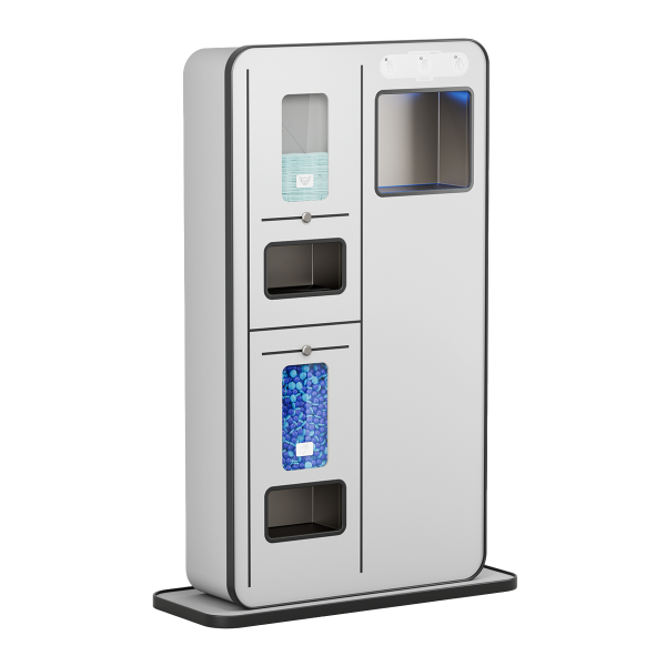 Бесконтактный напольный дезинфектор для рук Liga Biostop ТRIO (арт. Biostop ТRIO)