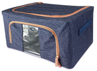 Кофр ГЕЛЕОС Оксфорд (тёмно-синий, 40х30х20) (арт. К24-ТС)