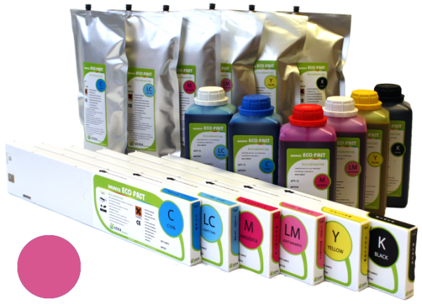 Экосольвентные чернила VEIKA Balance ECO Fast, Light Magenta  1л, Пакет (арт. OT36257)