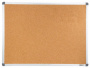 Демонстрационная доска Cactus пробковая коричневый 90x120см алюминиевая рама пробка/алюминий (арт. CS-CBD-90X120)