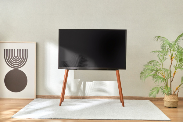 Подставка для телевизора Cactus (черный/орех, 49"-75") (арт. CS-ST3646BKWN)