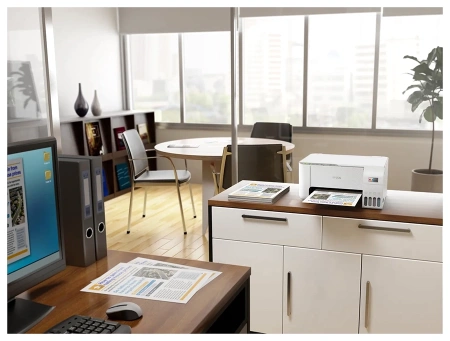 МФУ струйное цветное Epson EcoTank L3256 (Принтер / Копир / Сканер, A4) (арт. C11CJ67411)