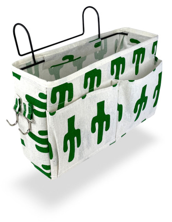 Подвесной органайзер ГЕЛЕОС Кактусы (белый) (арт. ОРГ-БК6)