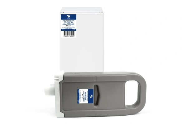 Струйный картридж NVP PFI-707BK (NV-9821B001) Black для Canon ImagePrograf iPF830/iPF840/iPF850 (700