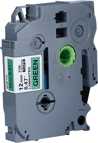 Кассета с лентой Sakura Printing TZE731 (черный, 12мм/8м) (арт. SLTZE731)