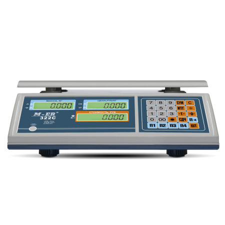 Торговые настольные весы Mertech M-ER 322 AC-15.2 ″Ibby″ LCD (арт. 3010)
