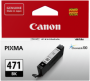 Оригинальный картридж Canon CLI-471 BK (чёрный, 7 мл.) (арт. 0400C001)