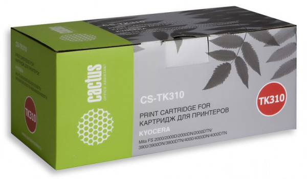 Картридж Cactus черный (12000стр.) для Kyocera (арт. CS-TK310)