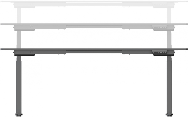 Подстолье Cactus (черный) (арт. CS-EDLF-BK)