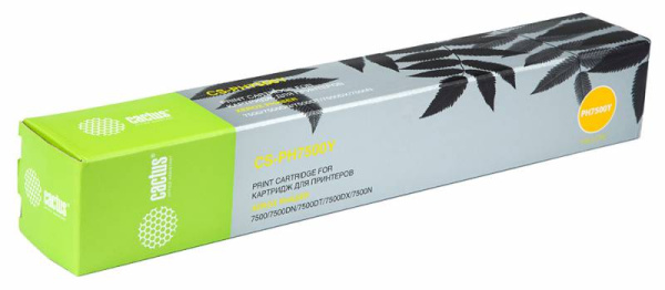 Картридж Cactus 106R01445 желтый (17800стр.) для Xerox (арт. CS-PH7500Y)