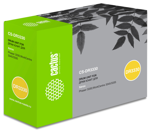 Блок фотобарабана Cactus черный (30000 стр.) (арт. CS-DR3330)