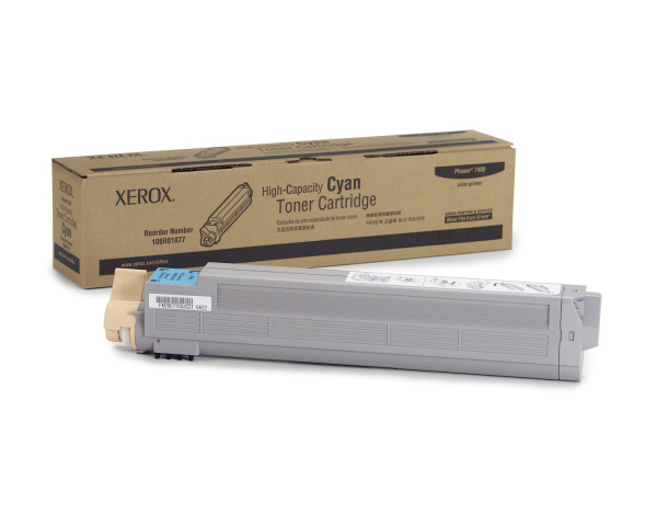 Тонер-картридж Xerox High Capacity Toner Cartridge Cyan (арт. 106R01077)